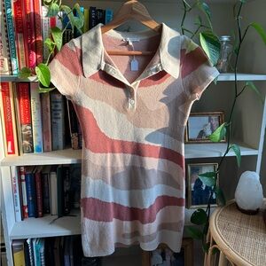 Chic Striped Mini Dress